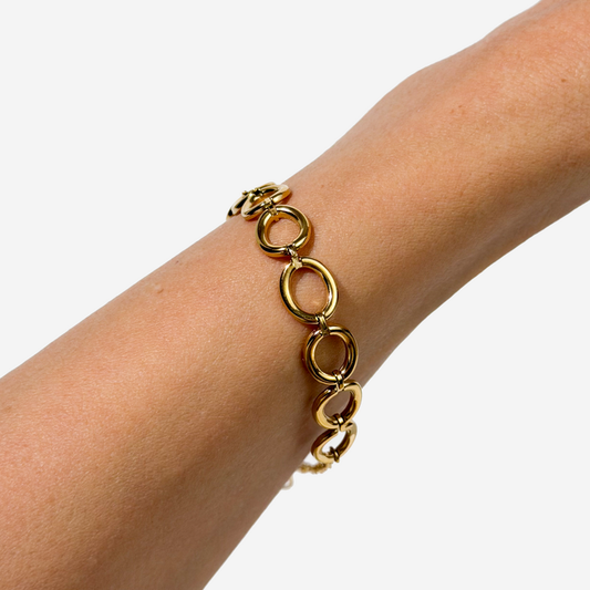 Gold-plated Titanium Bracelet