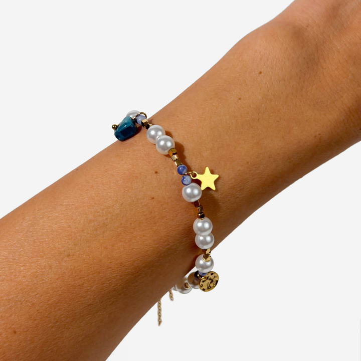 Pearl Bracelet With Charms