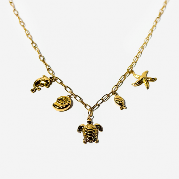 Gold-plated Titanium Necklace