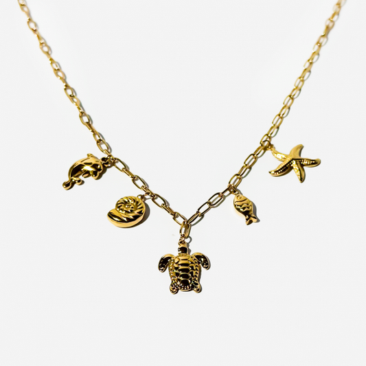 Gold-plated Titanium Necklace