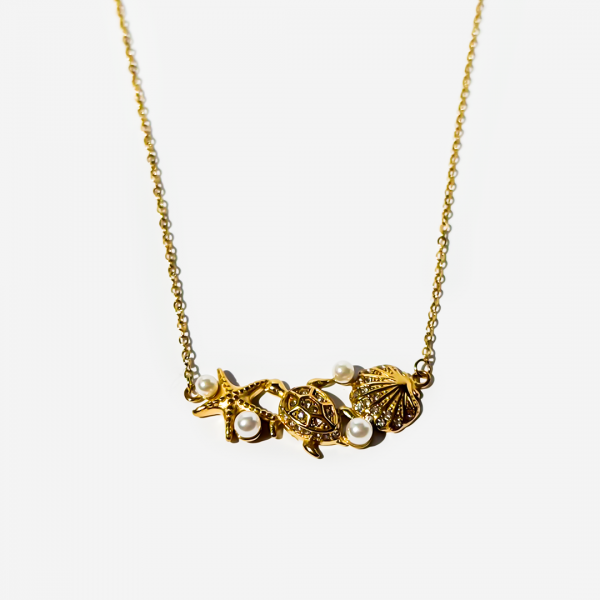 Gold-plated Titanium Necklace