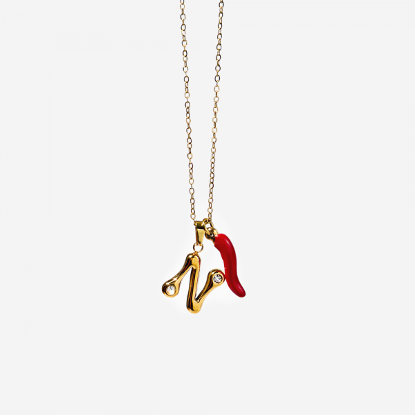 Gold-plated Titanium N Necklace