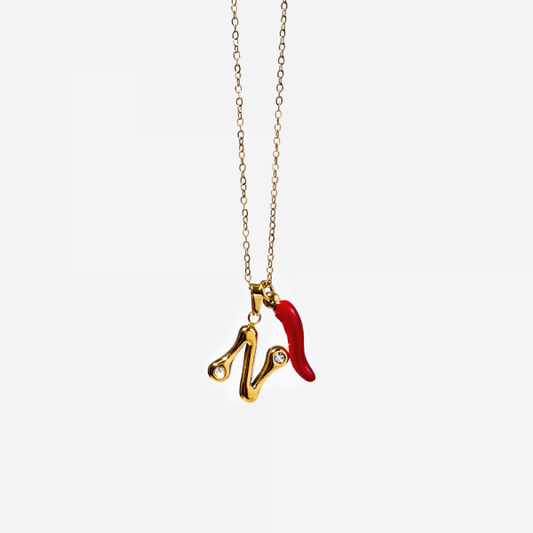 Gold-plated Titanium N Necklace