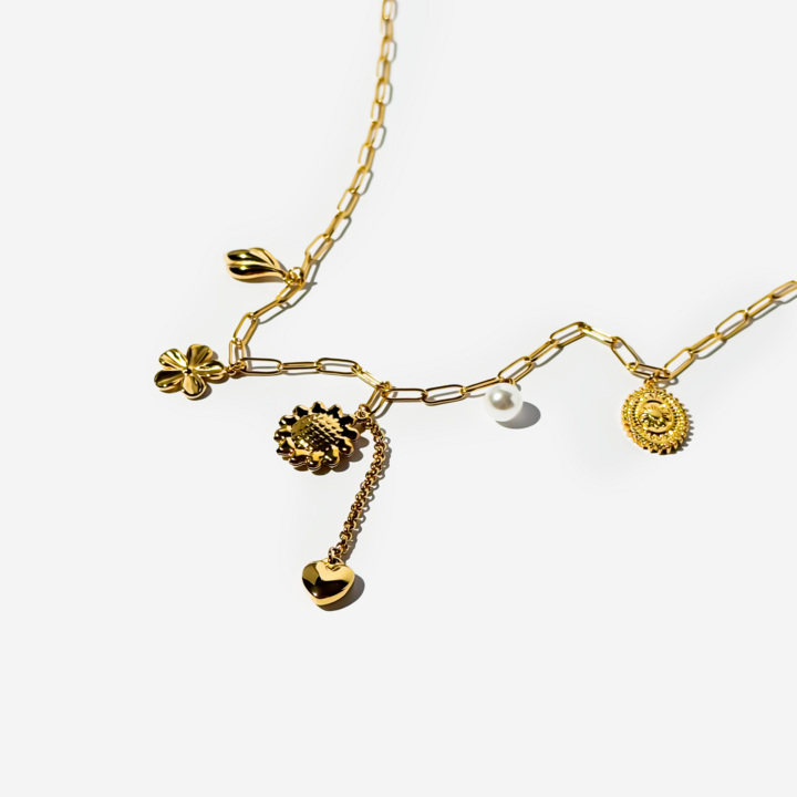 Gold-plated Titanium Necklace