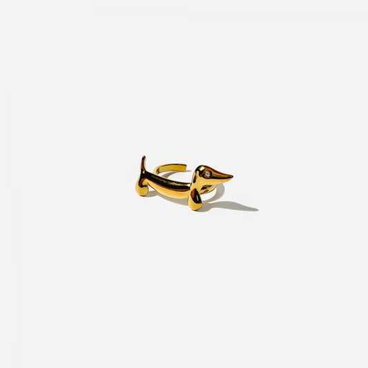 "Doggo" Gold Ring