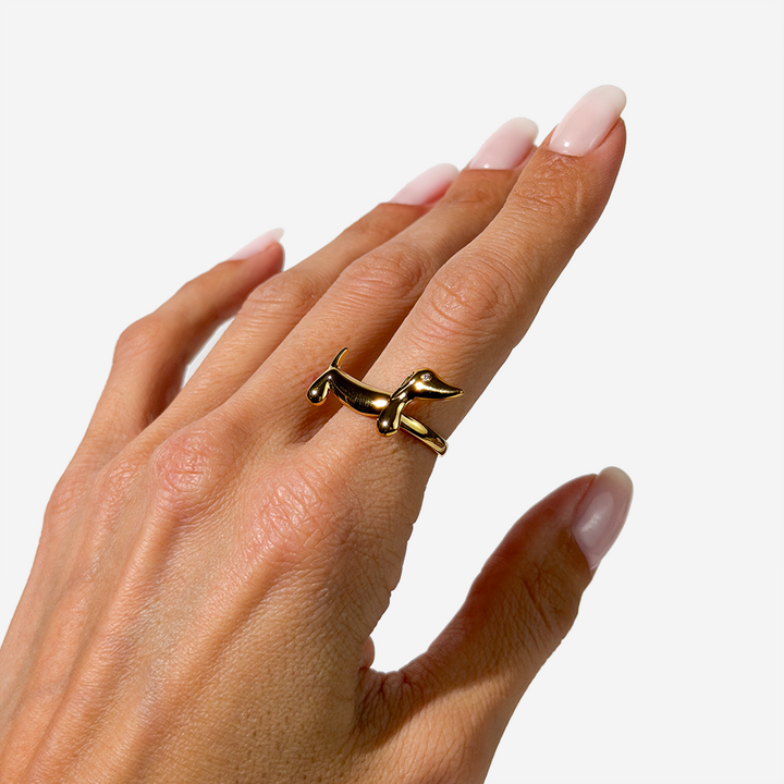 "Doggo" Gold Ring
