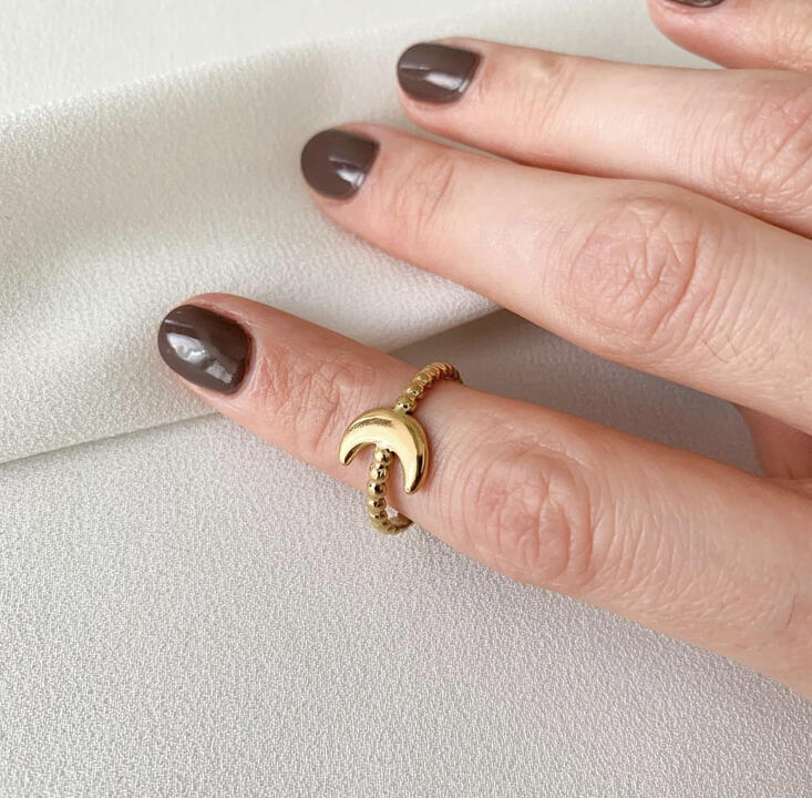 მოოქროვილი ტიტანის ბეჭედი