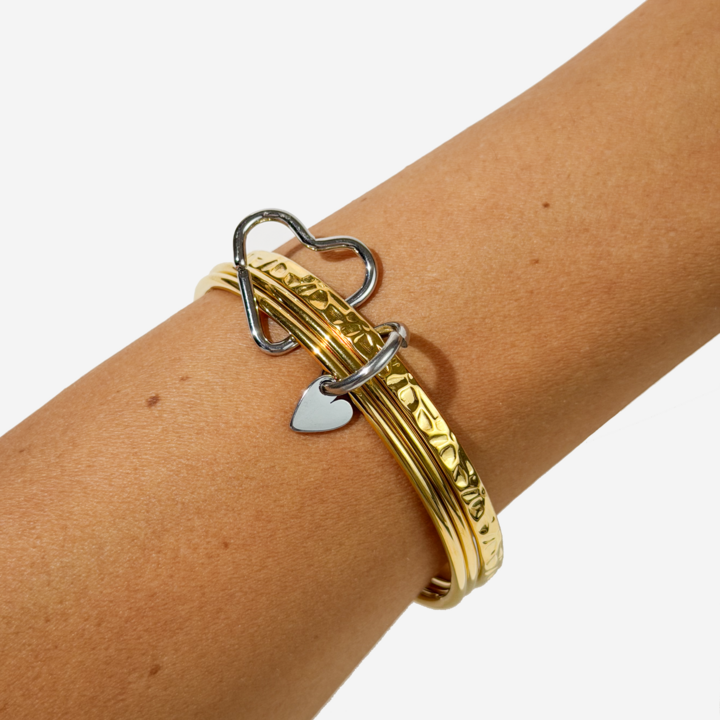 Gold-plated Titanium Bracelet