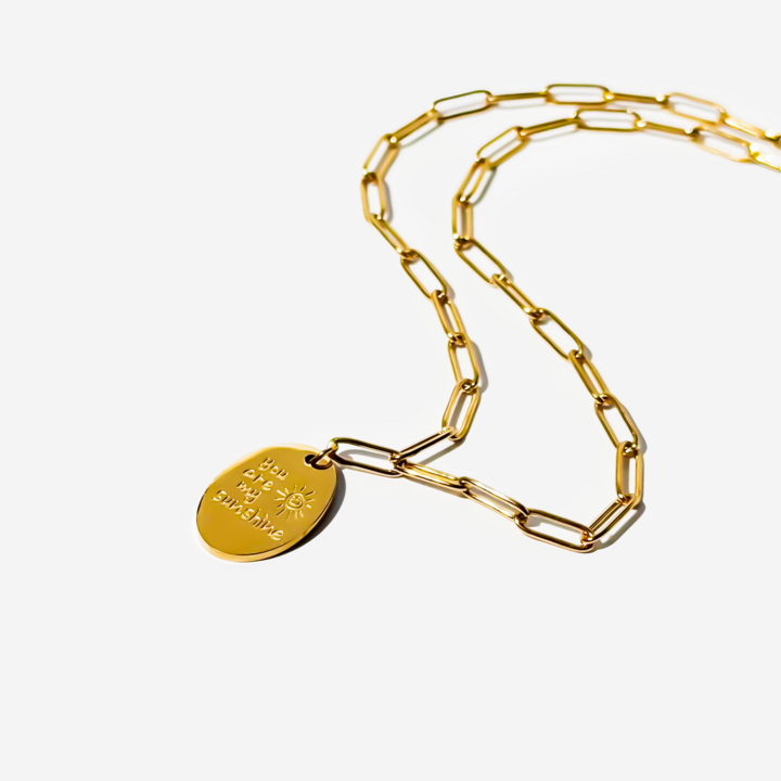 Gold-plated Titanium Necklace