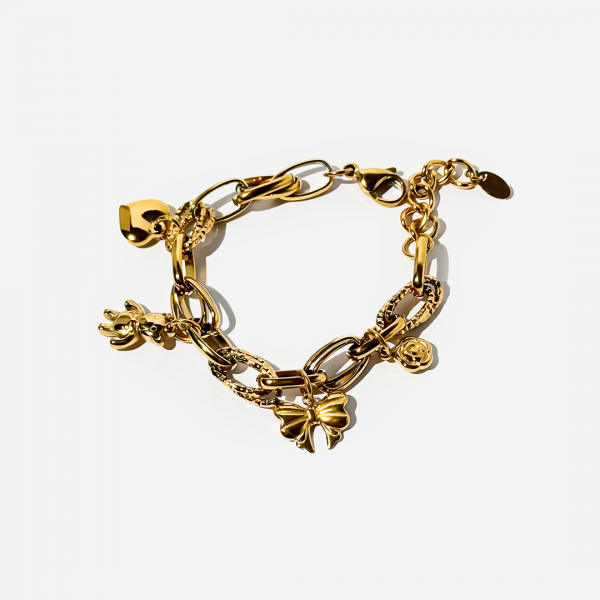 Gold-plated Titanium Bracelet
