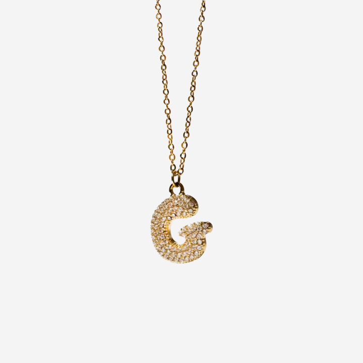 Gold-plated Titanium G Necklace