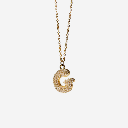 Gold-plated Titanium G Necklace