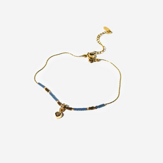 Gold-plated Titanium Anklet Bracelet