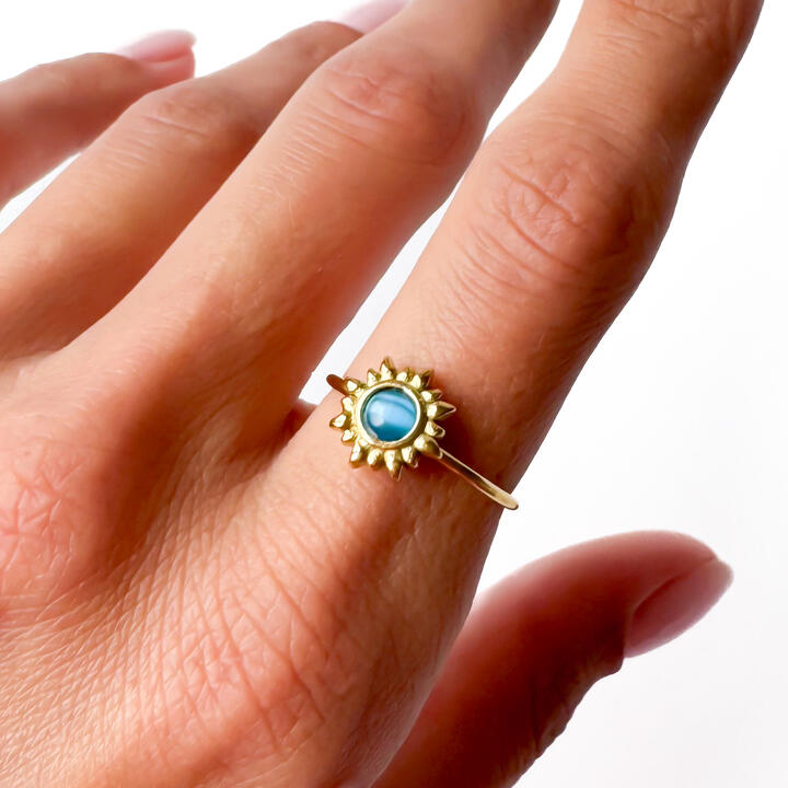 Gold-plated Titanium Ring