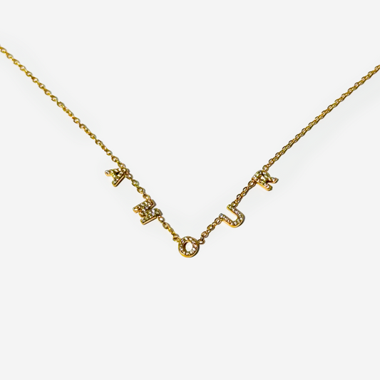 Gold-plated Titanium Necklace