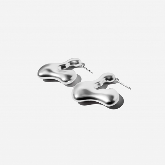 Silver with Pendants Earrings