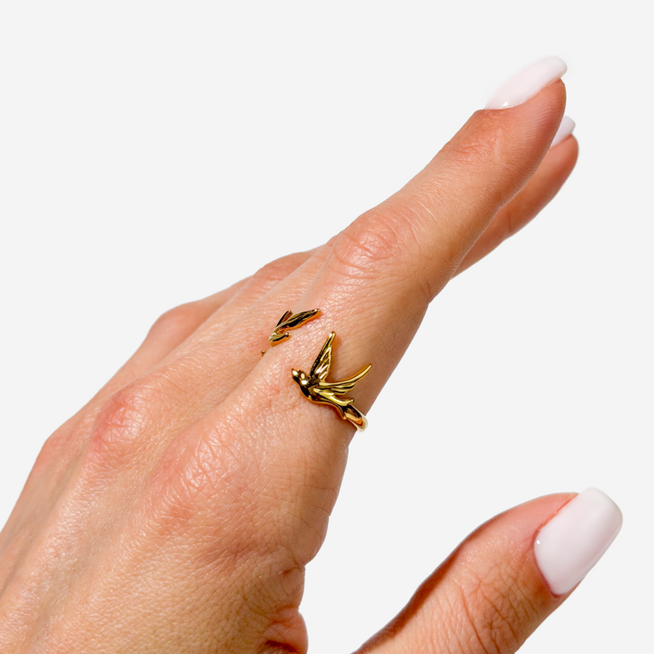 მოოქროვილი ტიტანის ბეჭედი