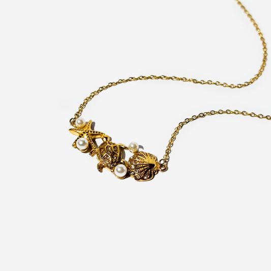 Gold-plated Titanium Necklace